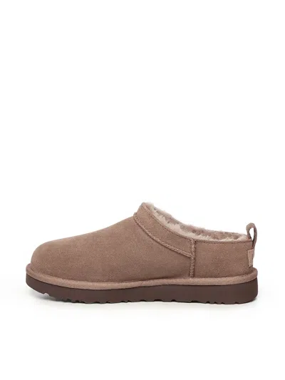 Ugg W Classic Micro Rocky Oak Mule In Brown