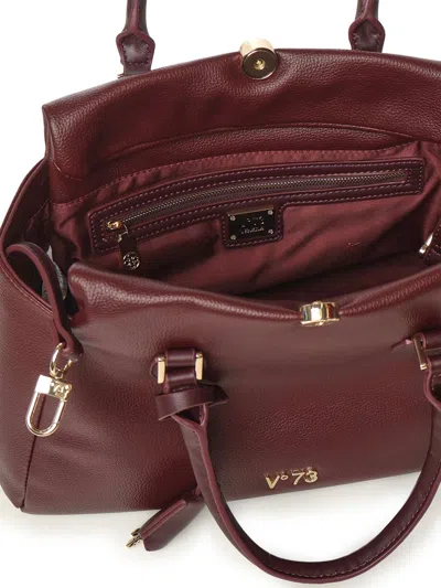 V73 Keira Tote Bag In Burgundy