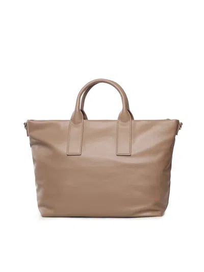 V73 Matilda Detachable-strap Tote Bag In Neutral