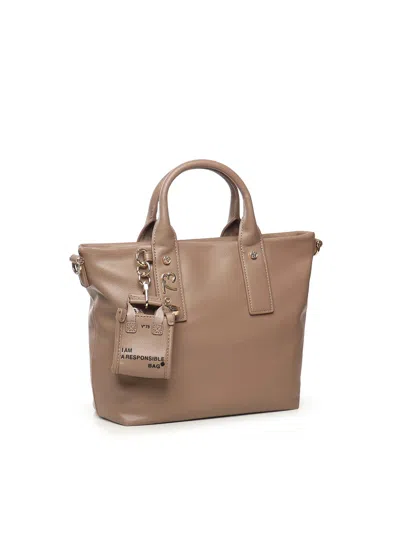 V73 Matilda Detachable-strap Tote Bag In Sand