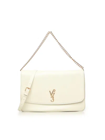 V73 Louise Chain-strap Logo-plaque Shoulder Bag In Neutral
