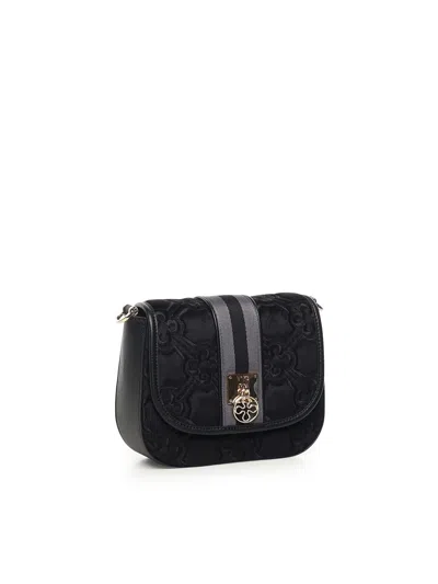 V73 Cate Quilted-effect Shoulder Bag In Black