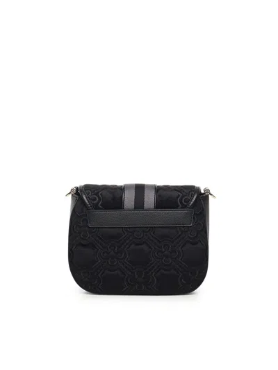 V73 Cate Quilted-effect Shoulder Bag In Black