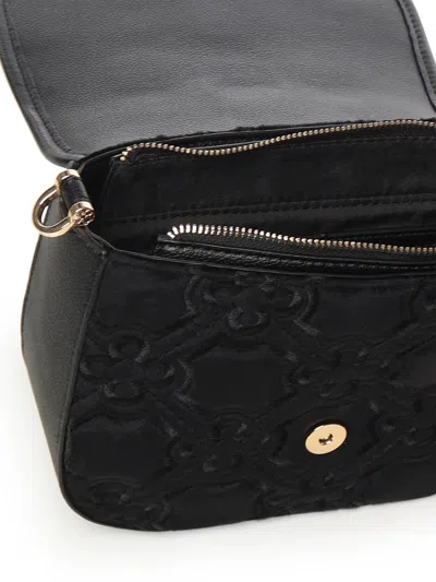 V73 Cate Quilted-effect Shoulder Bag In Black