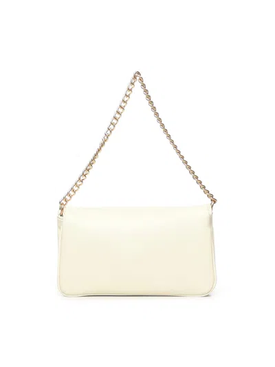 V73 Louise Chain-strap Logo-plaque Shoulder Bag In Sand