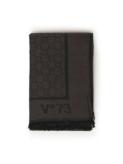 V73 Mirah Scarf With Logo In Black