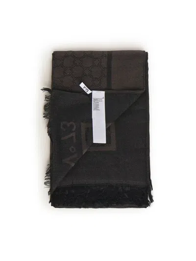 V73 Mirah Scarf With Logo In Black