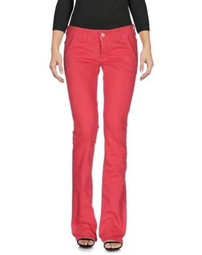 Shop Dondup Denim Pants In Fuchsia