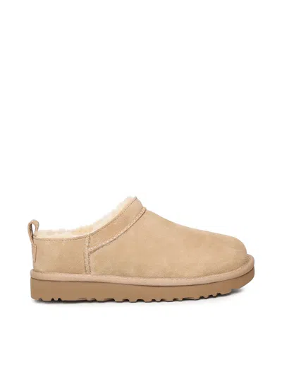 Ugg Mules " Classic Micro" In Neutral