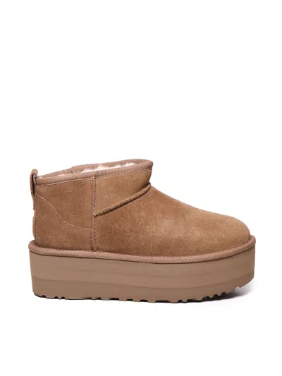 Ugg Classic Ultra Mini Sole Bold In Brown