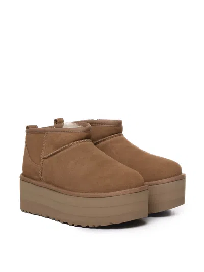 Ugg Classic Ultra Mini Sole Bold In Brown