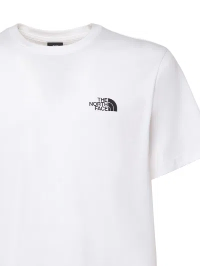 The North Face Mens Simple Dome T-shirt White In White