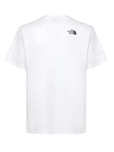 The North Face Mens Simple Dome T-shirt White In White