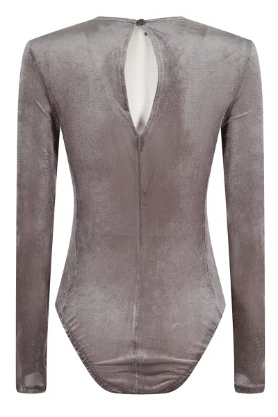 Remain Birger Christensen Bodysuit Remain Woman Color Pink In Gray