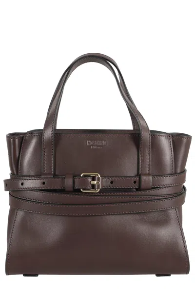 Moschino Borsa Nappa In Brown