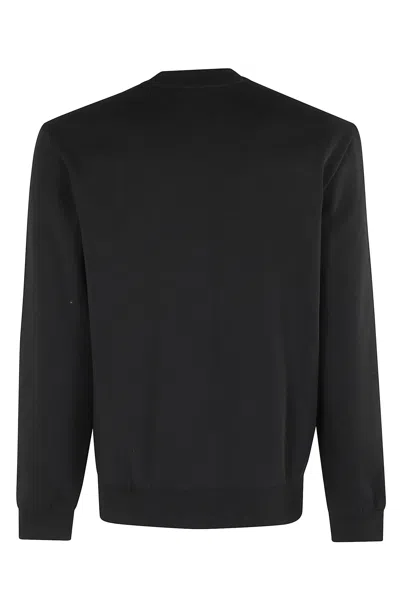 Lacoste Logo Patch Sweater Sweaters And Cardigans Blue In Black