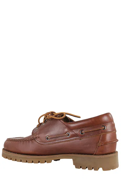Sebago Leather Loafers In Brown