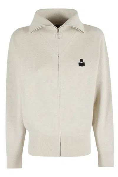 Isabel Marant Étoile Axelle Gz Sweatshirt In White