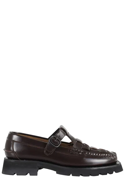 Hereu Soller Sport Leather Loafers In Black