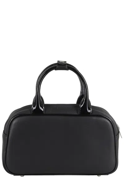 Misbhv Embossed Logo Top-handle Tote Bag In Black