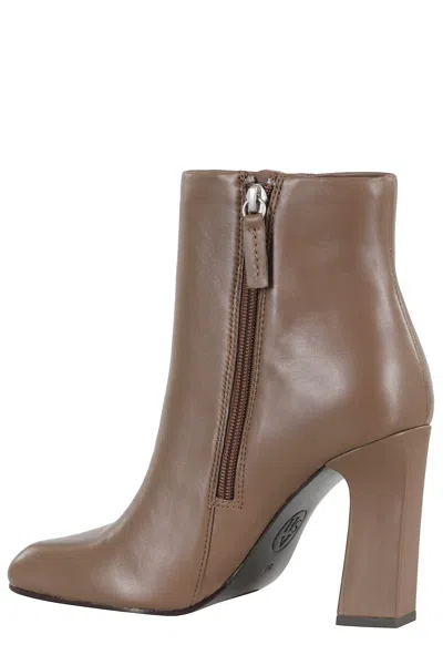 Ash 95mm Alina Block-heel Ankle Boots In Brown