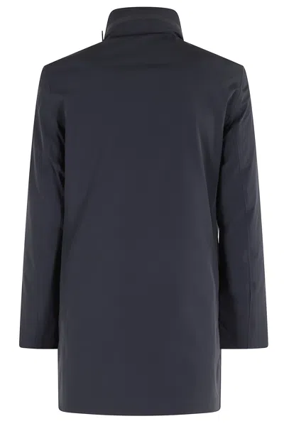 Rrd - Roberto Ricci Design Montecristo Floating Raincoat Jkt In Blue