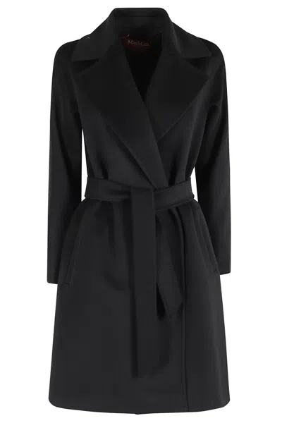 Max Mara Dravenna Coat In Black