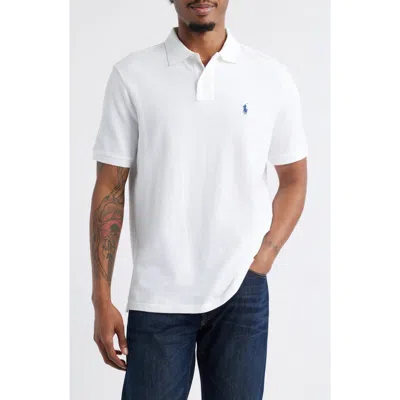 Polo Ralph Lauren White Cotton Polo Shirt With Logo In White