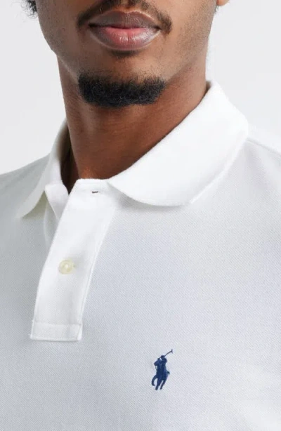 Polo Ralph Lauren White Cotton Polo Shirt With Logo In White