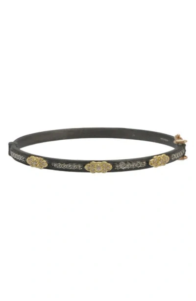 Armenta Pavé Huggie Bracelet In Black