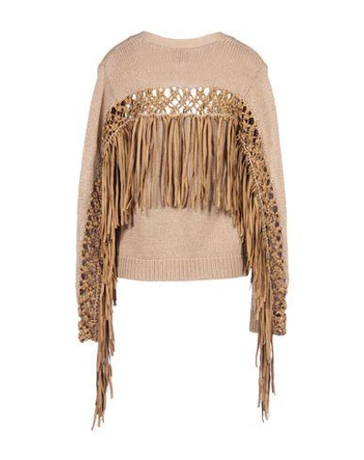 Shop Haute Hippie Cardigan In Pale Pink