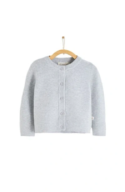 Babycottons Premium Peruvian Pima Cotton My First Knit Knitted Cardigan & Pants Set For Infant In White