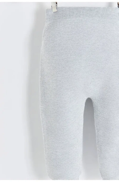 Babycottons Premium Peruvian Pima Cotton My First Knit Knitted Cardigan & Pants Set For Infant In White