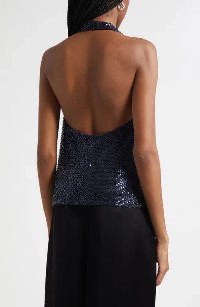 Ramy Brook Alice Sequin Halter Top In Multi