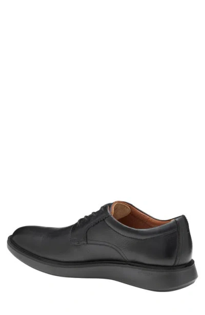 Johnston & Murphy Parker Waterproof Plain Toe Derby In Black