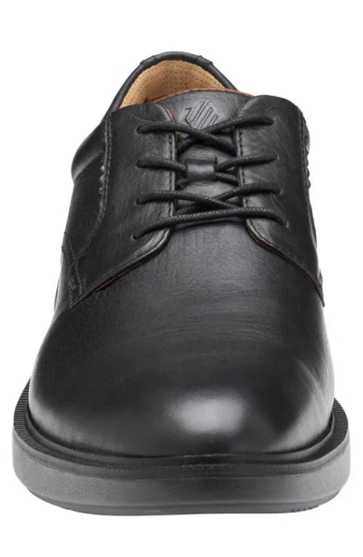 Johnston & Murphy Parker Waterproof Plain Toe Derby In Black