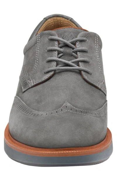 Johnston & Murphy Parker Waterproof Wingtip Derby In Gray