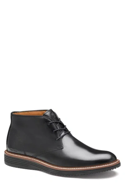 Johnston & Murphy Upton Chukka In Black