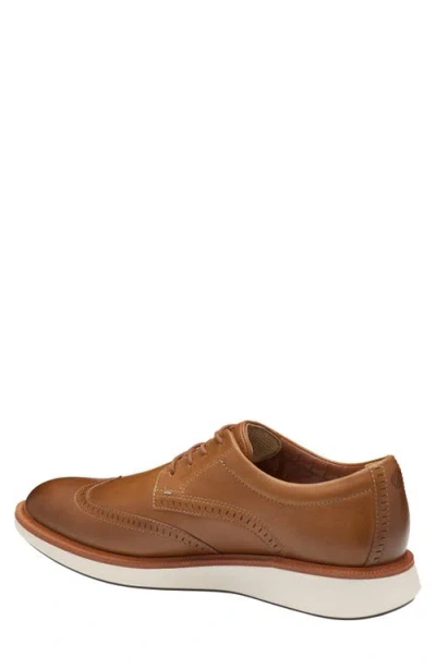 Johnston & Murphy Parker Waterproof Wingtip Derby In Brown