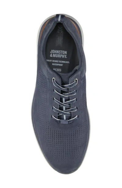 Johnston & Murphy Prentiss 2 Waterproof Sneaker In Blue