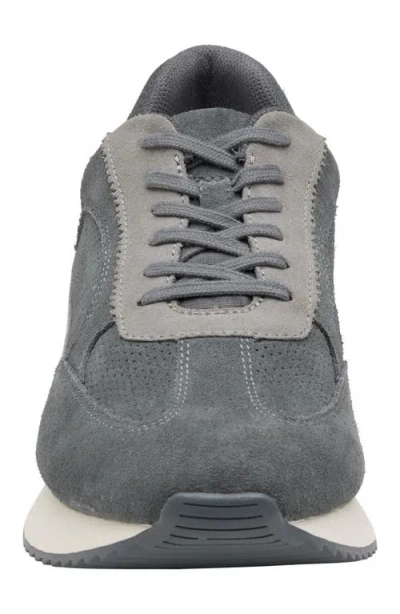 Johnston & Murphy Chase Perforated Sneaker In Gray