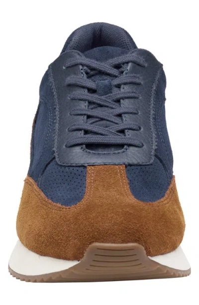 Johnston & Murphy Chase Perforated Sneaker In Blue