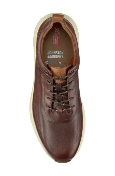 Johnston & Murphy Declan Waterproof Sneaker In Brown