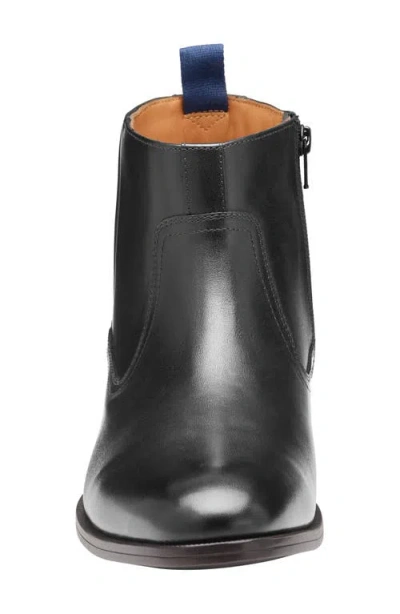 Johnston & Murphy Reeve Zip Boot In Black