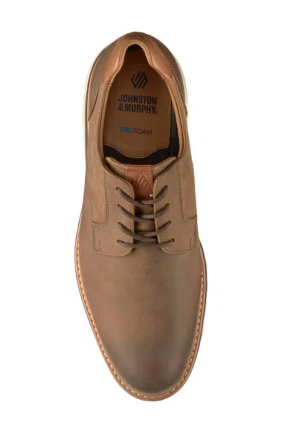 Johnston & Murphy Men's Braxton Plain Toe Shoe In Brown