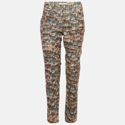 Pre-owned Isabel Marant Étoile Multicolor Printed Corduroy Perry Pants M