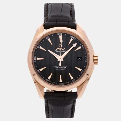 Pre-owned Omega Seamaster Aqua Terra 150m 231.53.42.21.06.002 Automatic Men's Watch 41 Mm In Gray