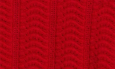 Rag & Bone Francesca Wool Blend Cardigan In Red