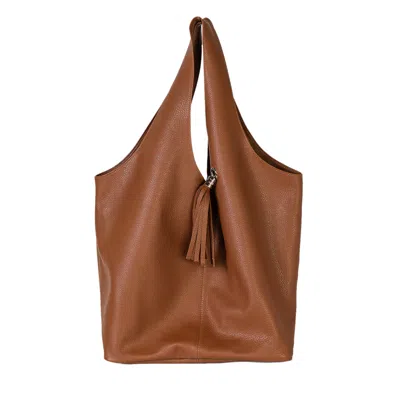 Laura Olaru Women's Sack Light Brown Leather Bag In Brown