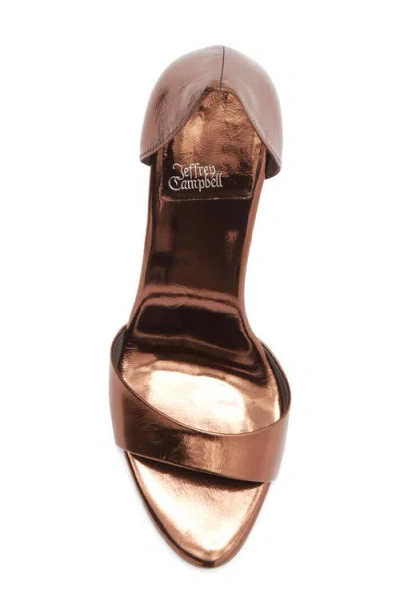 Jeffrey Campbell Cheat Code Stiletto Sandal In Brown